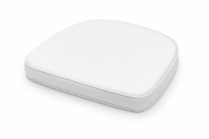 Galette blanche pour chaise Napoléon en location mariage et événement en Vendée