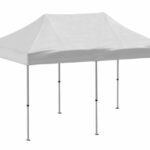 Tente de réception 4x8 mètres en location avec pieux d’ancrage et option poids de lestage pour mariages et événements