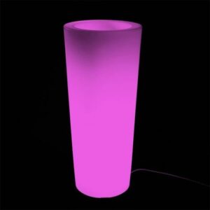 Pot de fleur lumineux LED en location pour mariage, réception et décoration d’événement