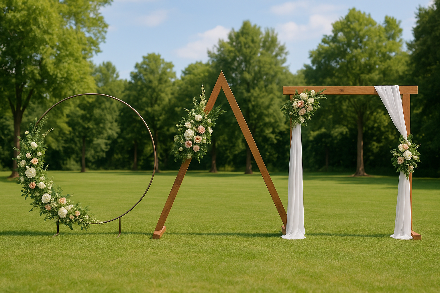 Arches décoration mariage