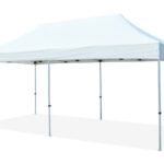 Tente de réception 3x6 mètres en location avec pieux d’ancrage et option poids de lestage pour événements