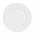 Assiette ronde ECO 26 cm blanche pour mariage et réception