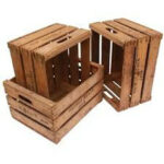 caisse en bois vintage en location WeLocation Vendée