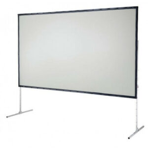 Écran de projection 2x2 m en location pour diffusion vidéo, mariages, présentations et projections d’entreprise