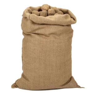 Sac en toile de jute naturel pour décoration rustique, mariage ou marché à thème