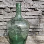 Vase en verre recyclé transparent ou vert pour décoration mariage, événement ou buffet écoresponsable