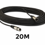 Câble XLR / DMX 20 mètres – câble audio et pilotage lumière longue distance