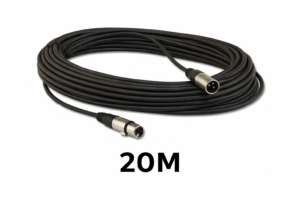 Câble XLR / DMX 20 mètres – câble audio et pilotage lumière longue distance