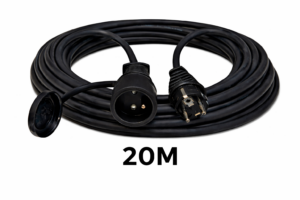 Rallonge électrique 20 mètres – alimentation matériel événementiel longue distance