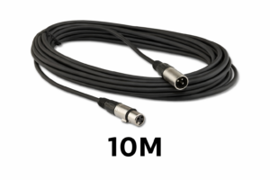 Câble XLR / DMX 10 mètres – câble audio et pilotage lumière événementiel