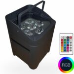 PAR LED sur batterie – projecteur LED autonome pour éclairage événementiel