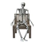 Squelette taille humaine articulé en location pour décoration Halloween
